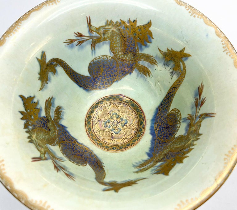 Wedgwood England Porcelain Luster Footed Bowl by Daisy MakeigJones For