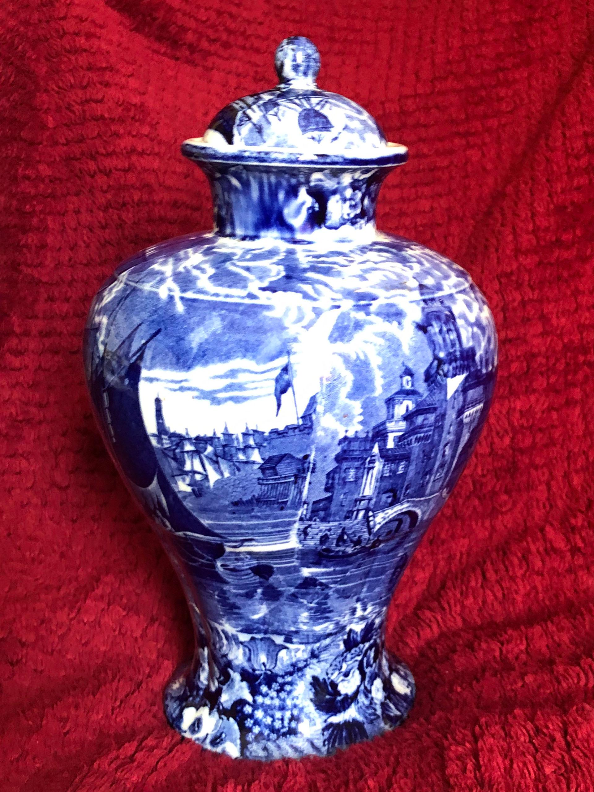 wedgwood vase blue and white