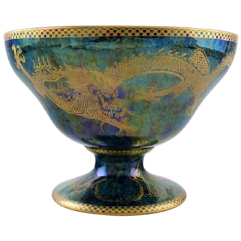 Wedgwood Fairy Lustre Bowl in Dragon Pattern at 1stDibs