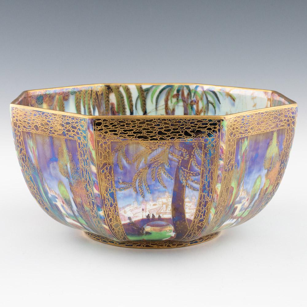 Wedgwood Fairyland Lustre Bowl by Daisy Makeig Jones c1925 For Sale at