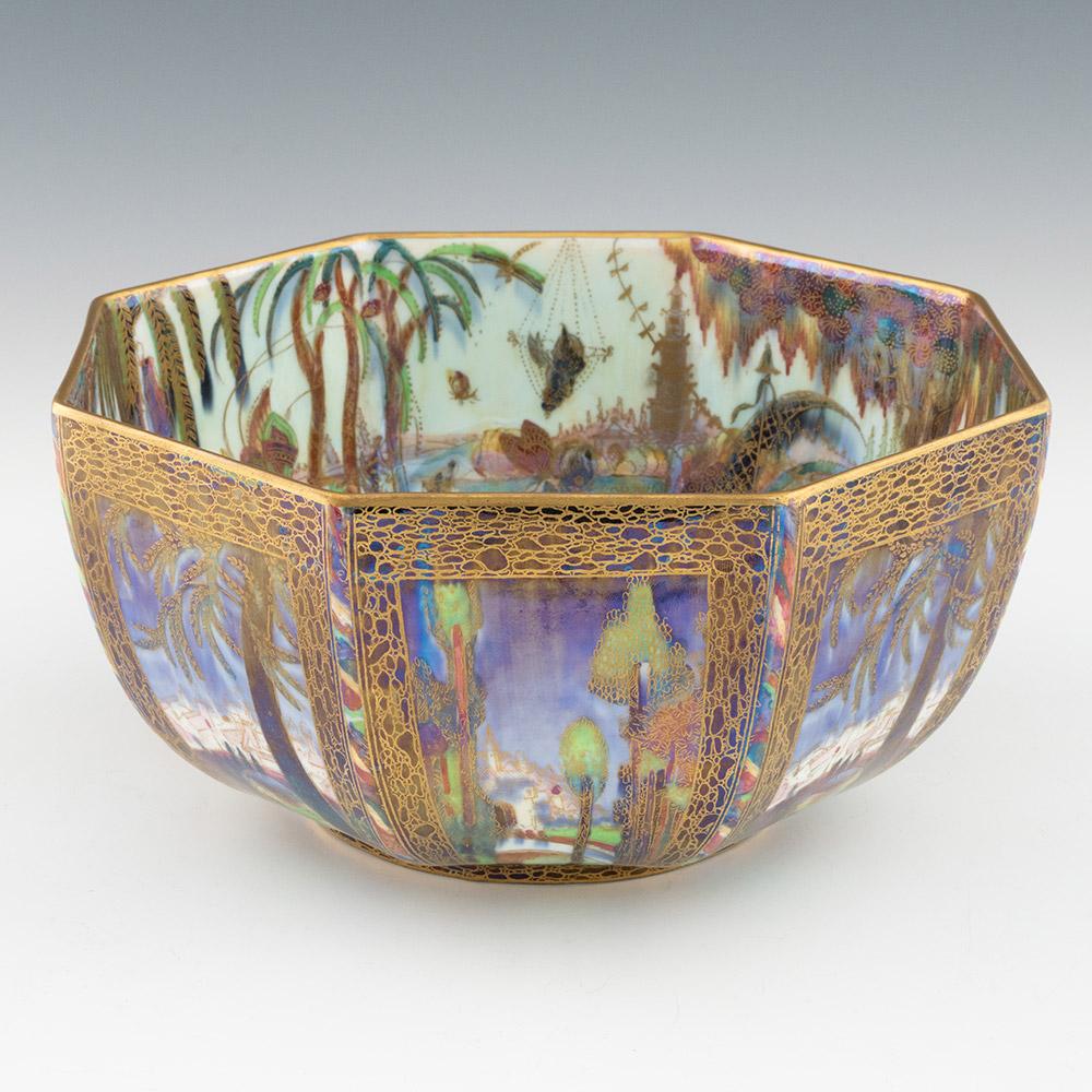 Wedgwood Fairyland Lustre Bowl by Daisy Makeig Jones c1925 For Sale at