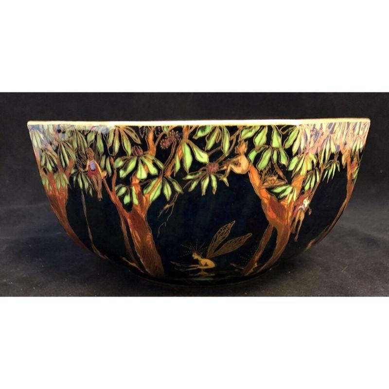 Wedgwood Fairyland Lustre Bowl, circa 1920 In Good Condition For Sale In Chipping Campden, GB