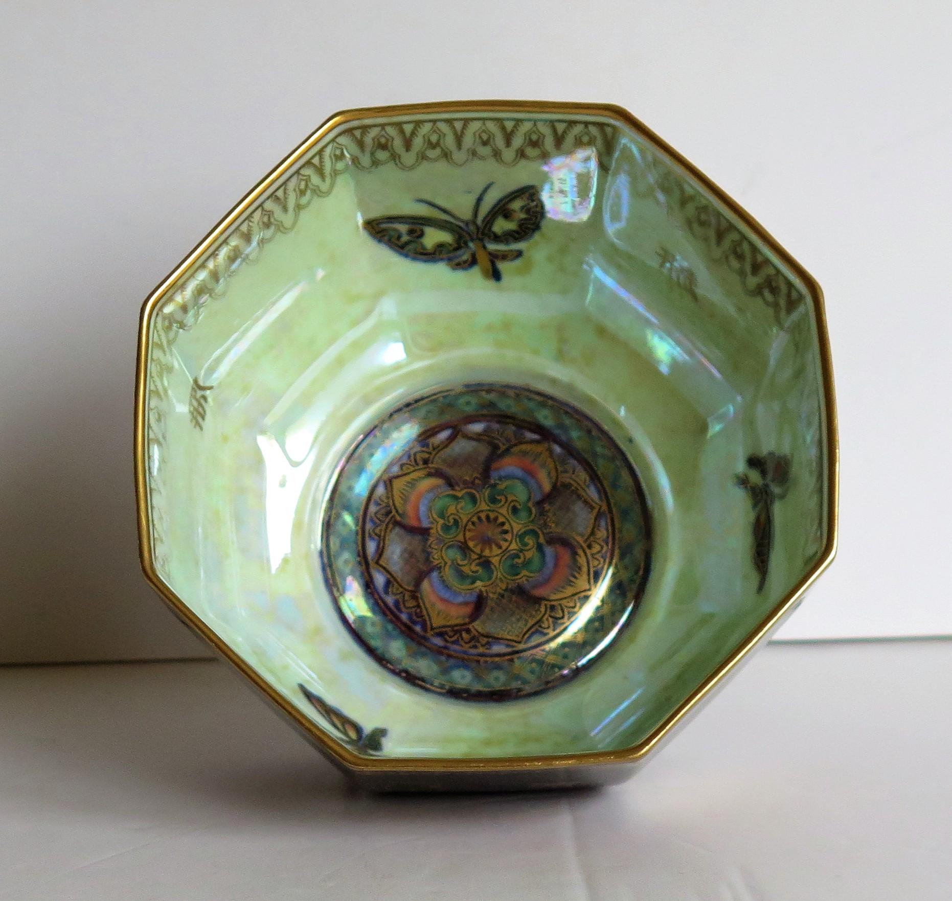 Glazed Wedgwood Fairyland Lustre Bowl designed by Daisy Makeig-Jones Ptn Z4827, Ca 1925