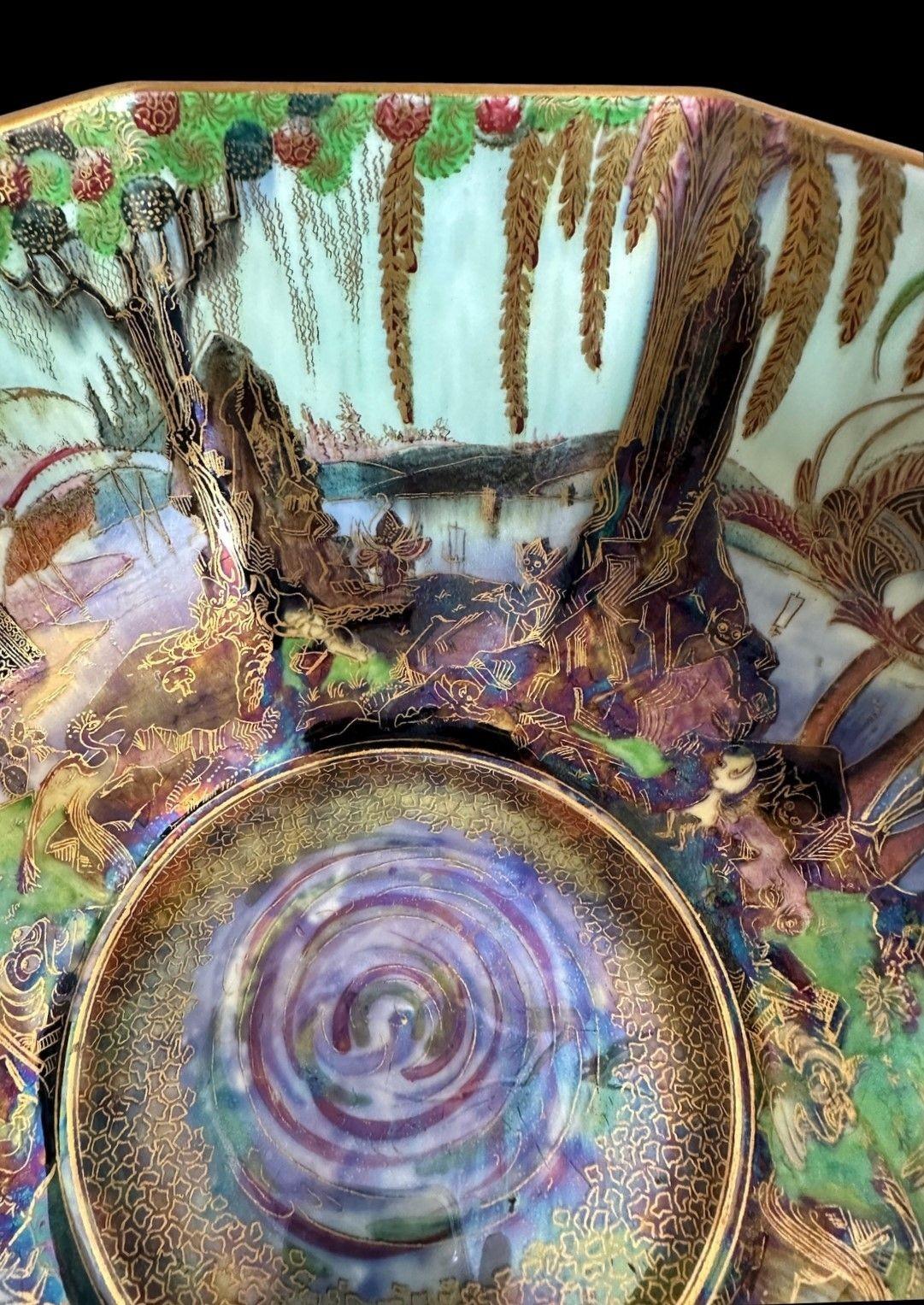 Porcelain Wedgwood Fairyland Lustre Bowl For Sale