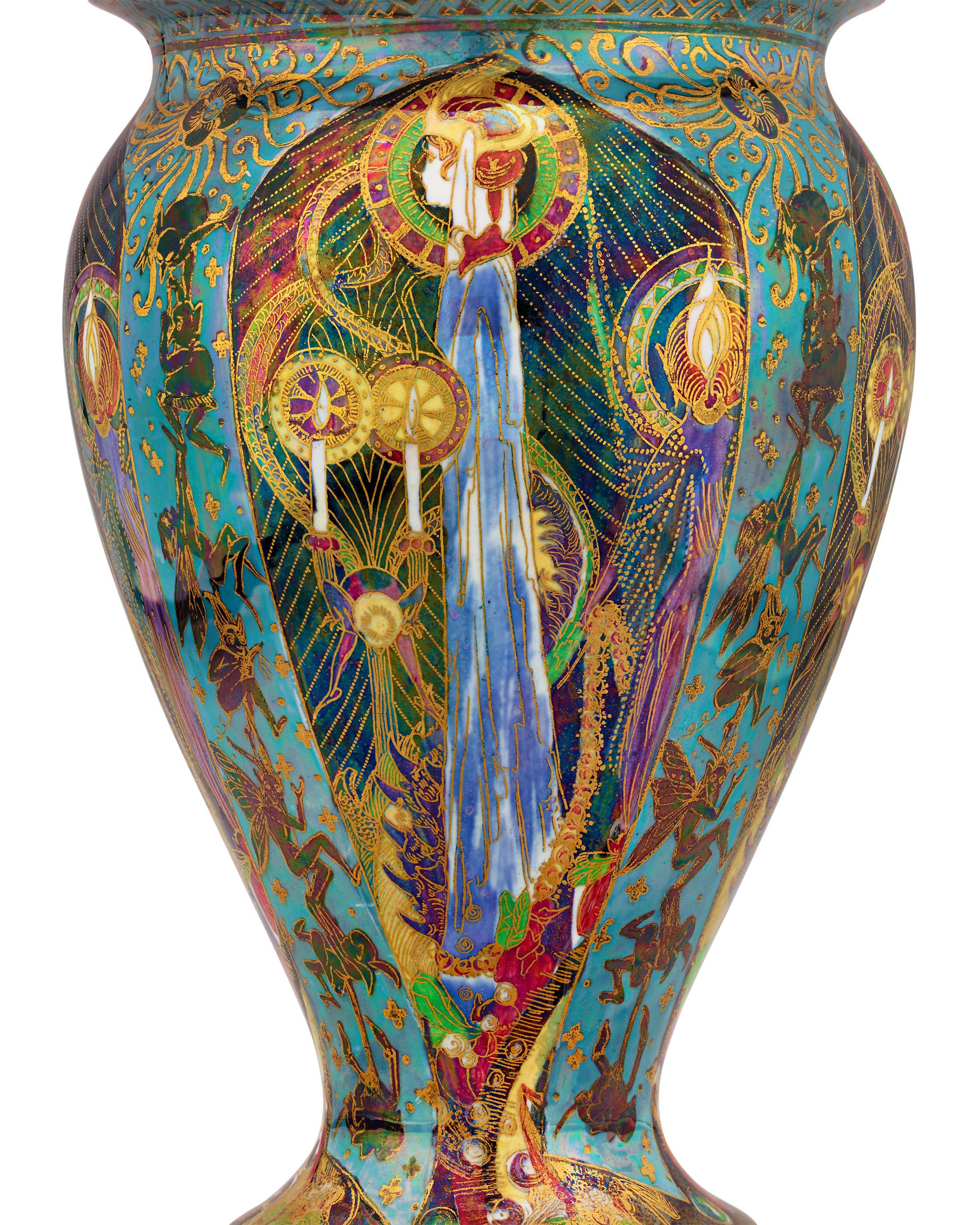wedgwood fairyland lustre vase