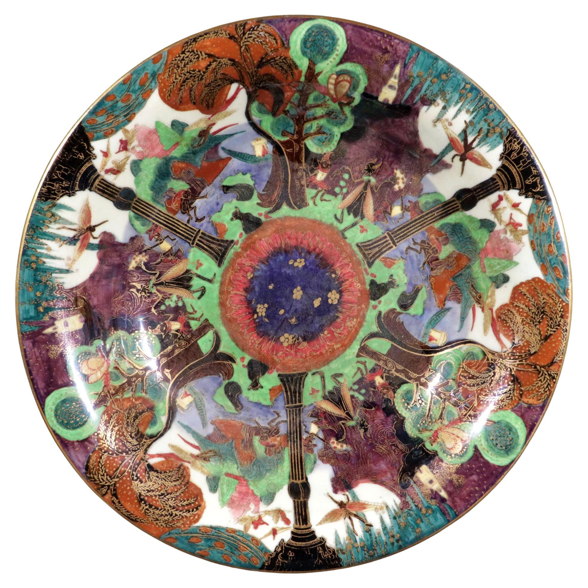 Wedgwood Fairyland Lustre Charger "Garden of Paradise", Daisy Makeig-Jones