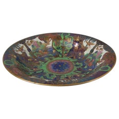Antique Wedgwood Fairyland Lustre Garden of Paradise Lily Tray