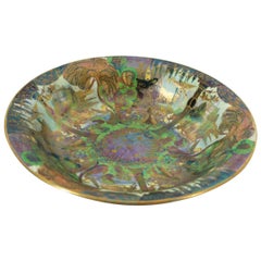 Antique Wedgwood Fairyland Lustre Garden of Paradise Lily Tray