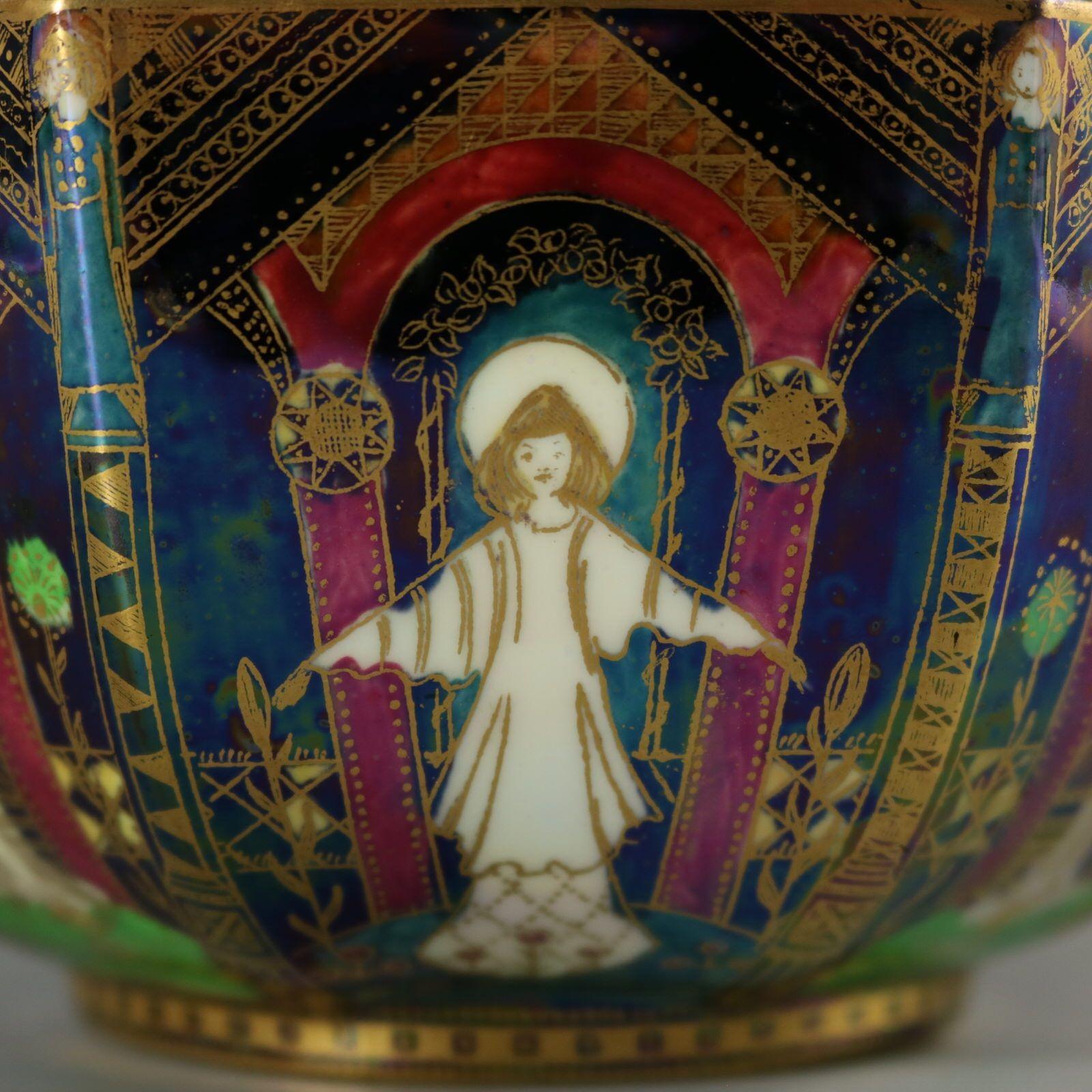 Bol octogonal Geisha de Wedgwood Fairyland Lustre en vente 3