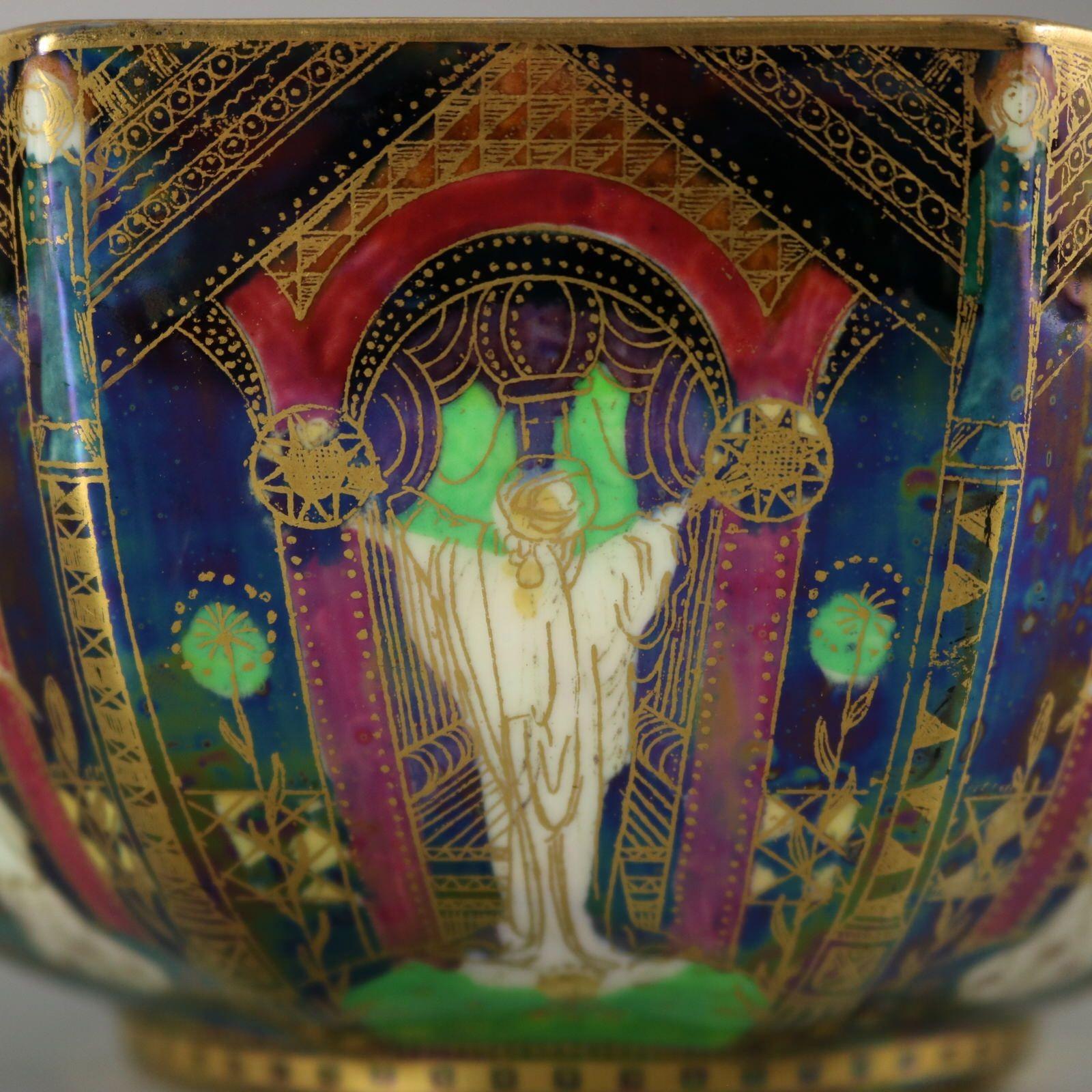 Wedgwood Fairyland Lustre 'Geisha' Octagonal Bowl For Sale 4
