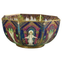 Vintage Wedgwood Fairyland Lustre 'Geisha' Octagonal Bowl