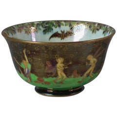 Antique Wedgwood Fairyland Lustre 'Leapfrogging Elves' York Cup