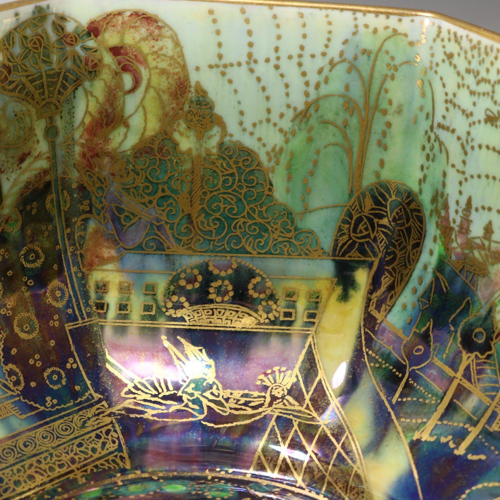 Wedgwood Fairyland Lustre Octagonal Dana Bowl For Sale 5