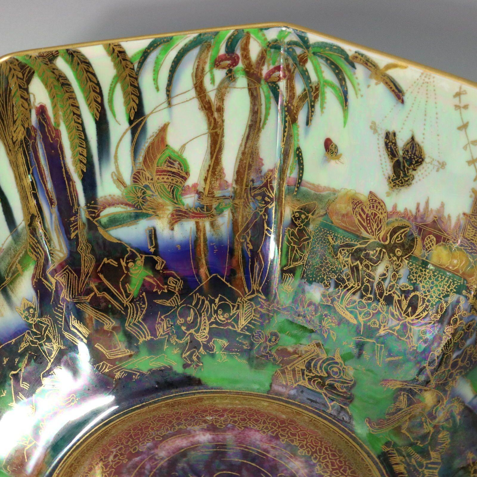 Wedgwood Fairyland Lustre Cuenco octogonal Dana en venta 7