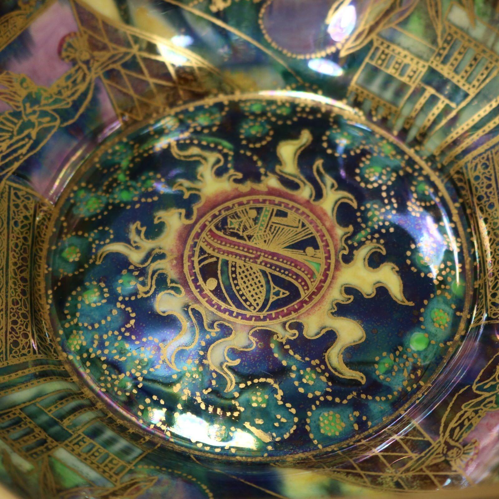 Wedgwood Fairyland Lustre Octagonal Dana Bowl For Sale 7