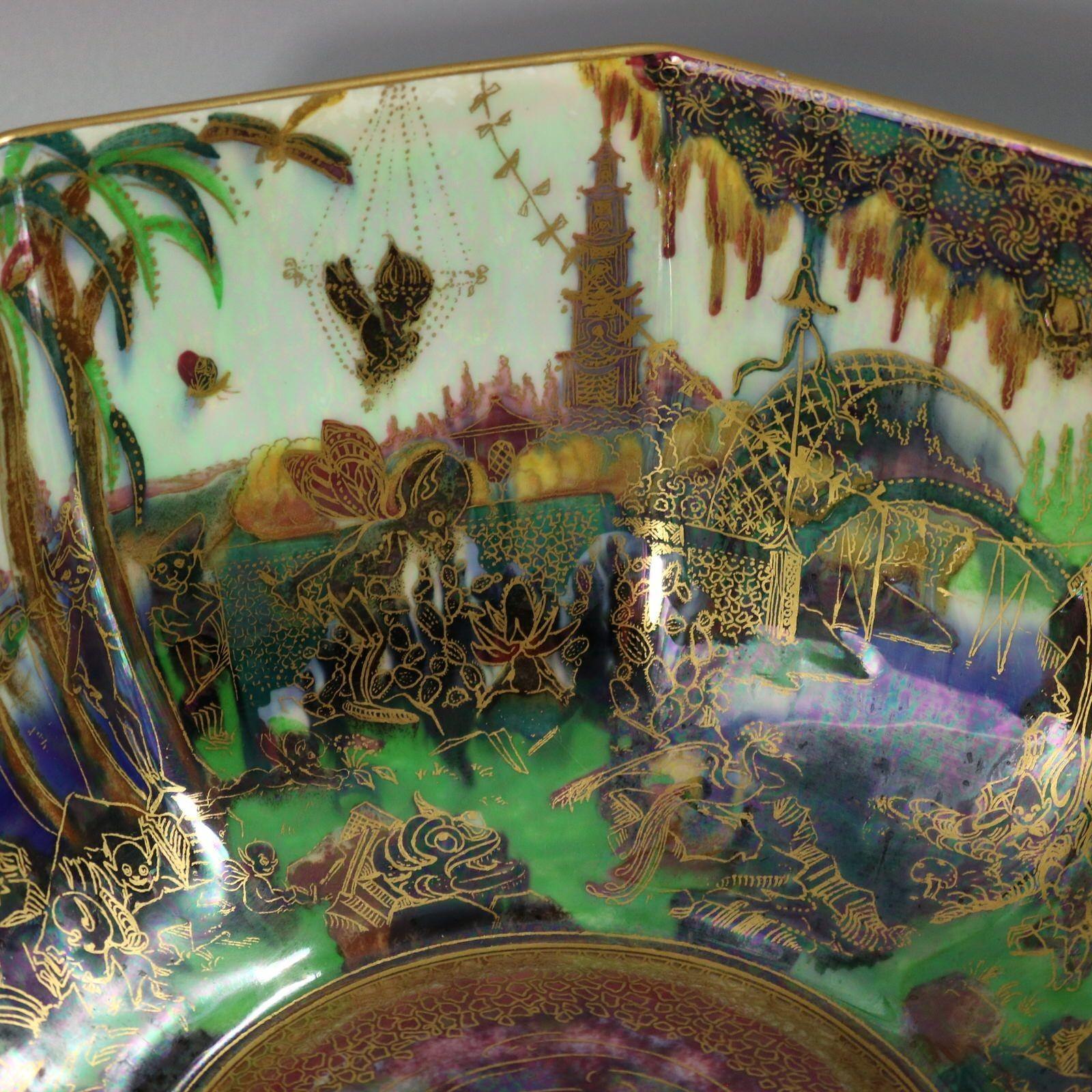 Wedgwood Fairyland Lustre Cuenco octogonal Dana en venta 8