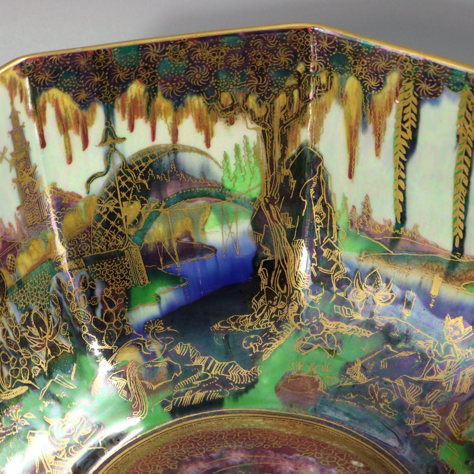 Wedgwood Fairyland Lustre Cuenco octogonal Dana en venta 9