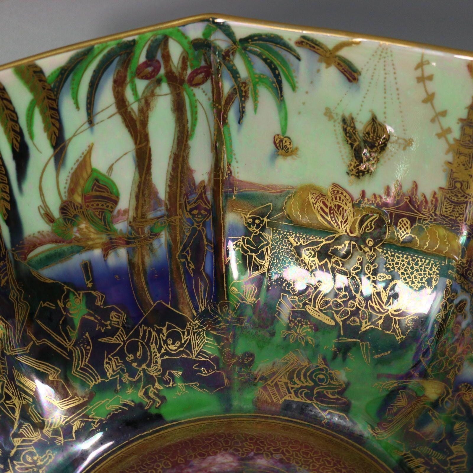 Wedgwood Fairyland Lustre Cuenco octogonal Dana en venta 11