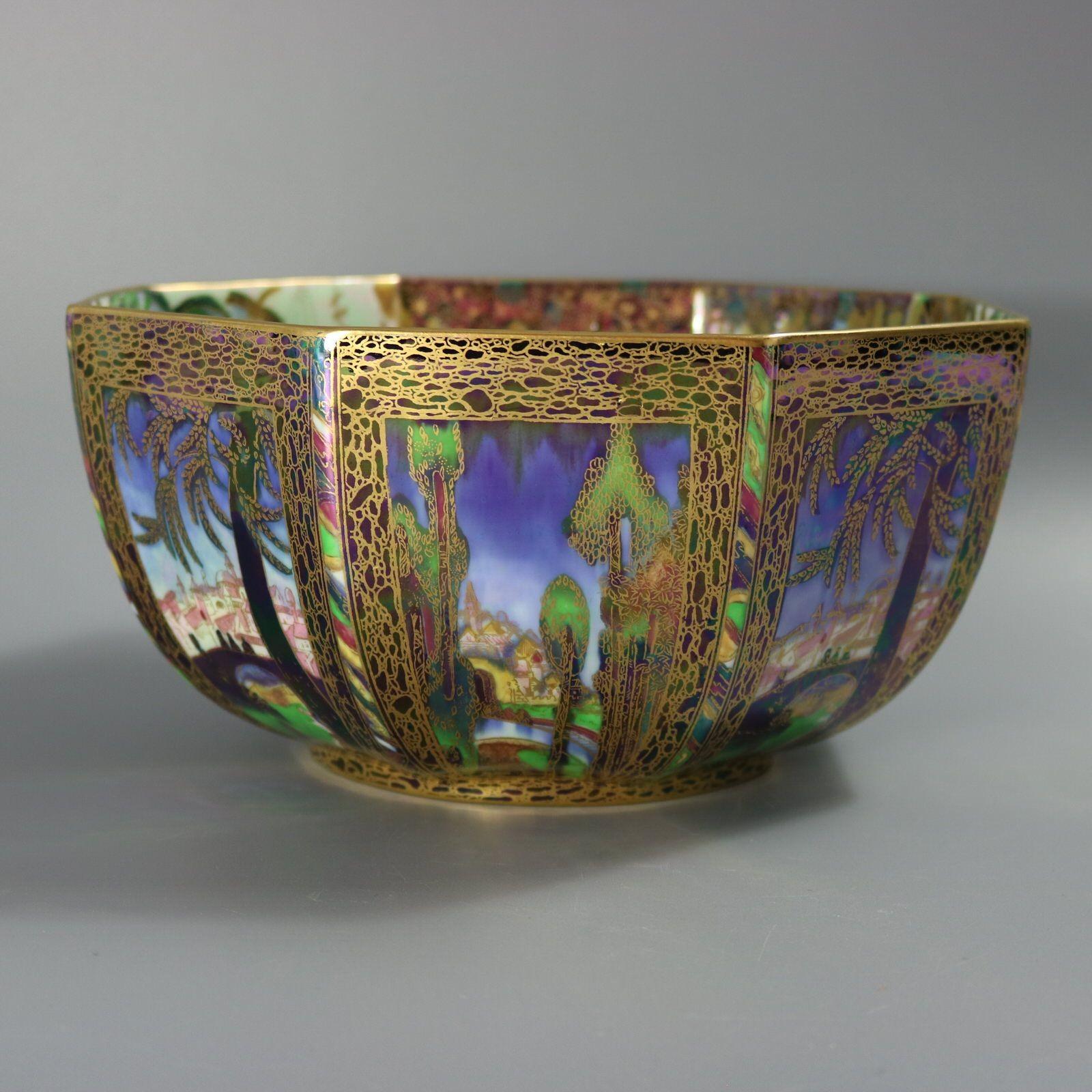 Wedgwood Fairyland Lustre Cuenco octogonal Dana en Bueno estado para la venta en Chelmsford, Essex