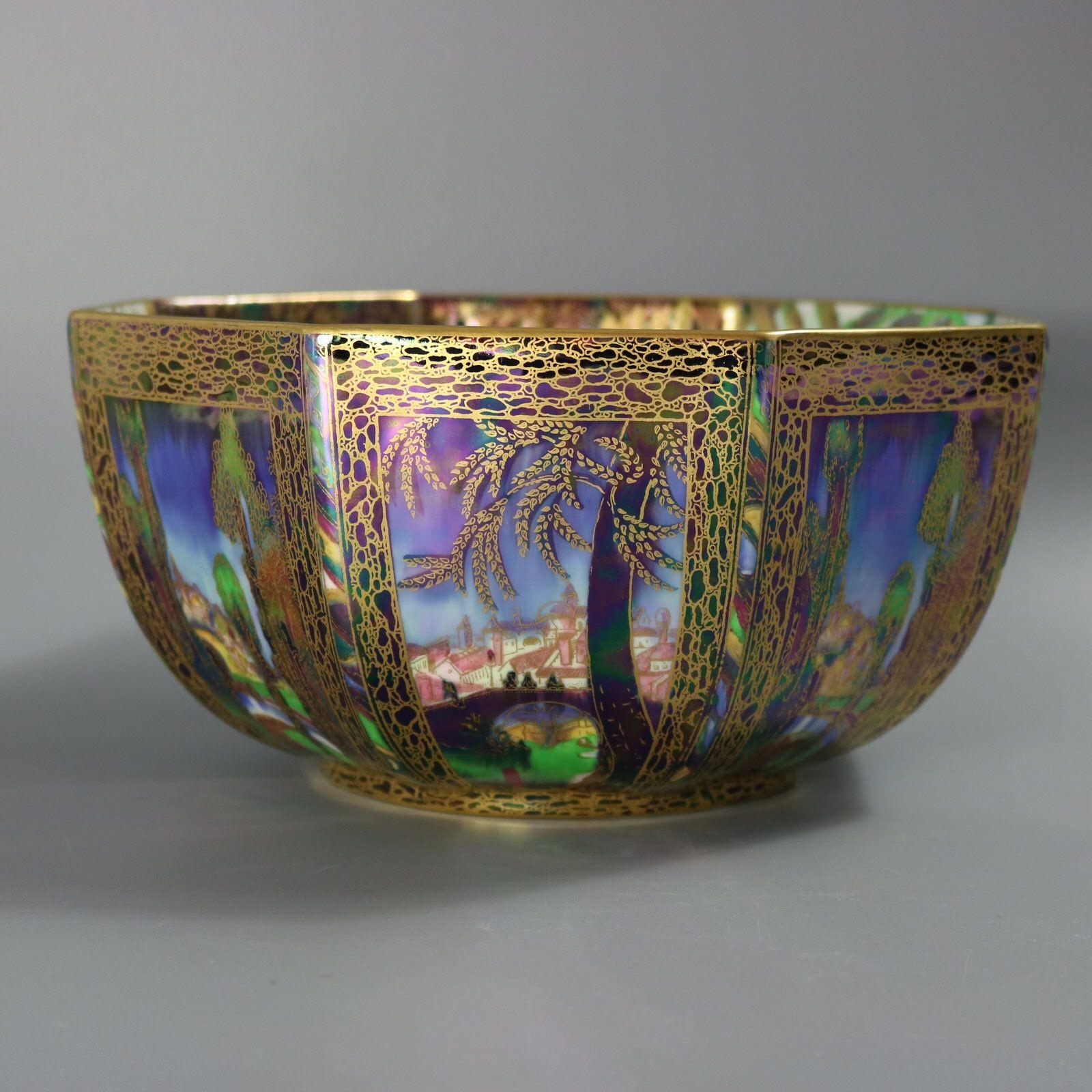 Wedgwood Fairyland Lustre Cuenco octogonal Dana en venta 1