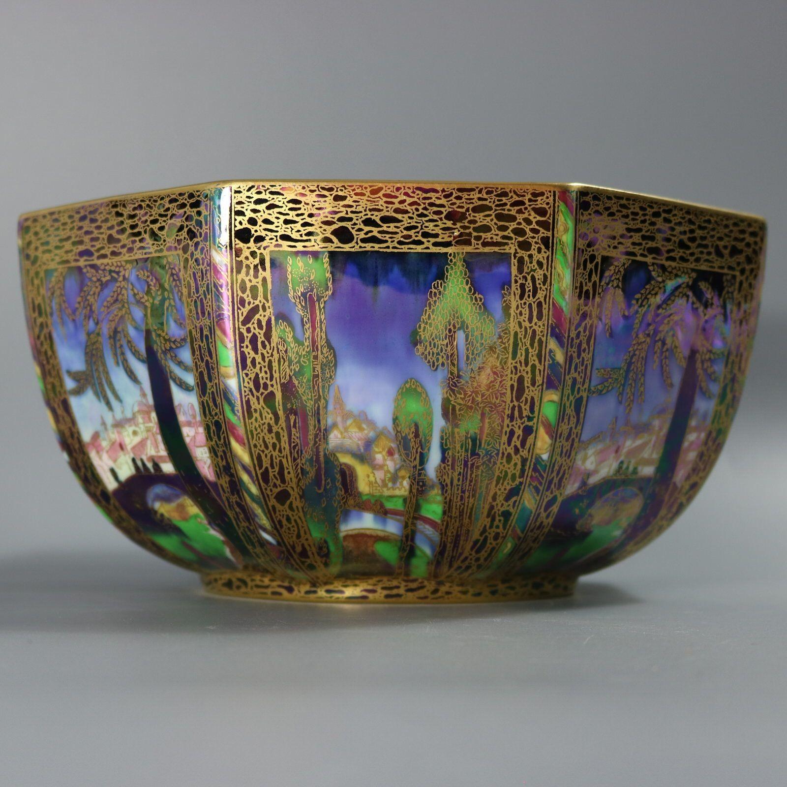 Wedgwood Fairyland Lustre Cuenco octogonal Dana en venta 3