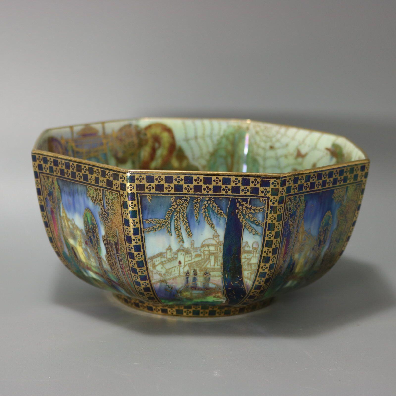 Wedgwood Fairyland Lustre Octagonal Dana Bowl For Sale 3