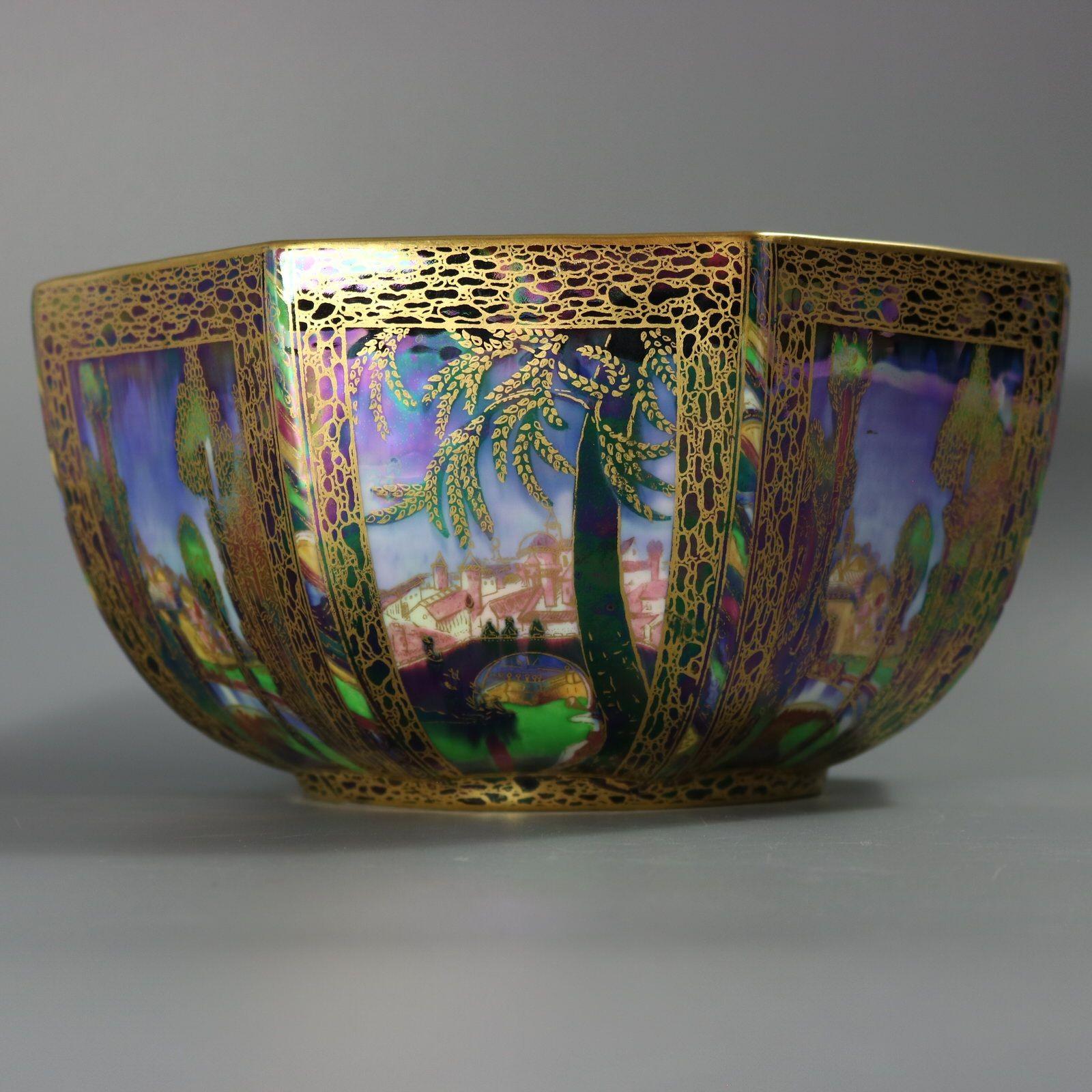 Wedgwood Fairyland Lustre Cuenco octogonal Dana en venta 4