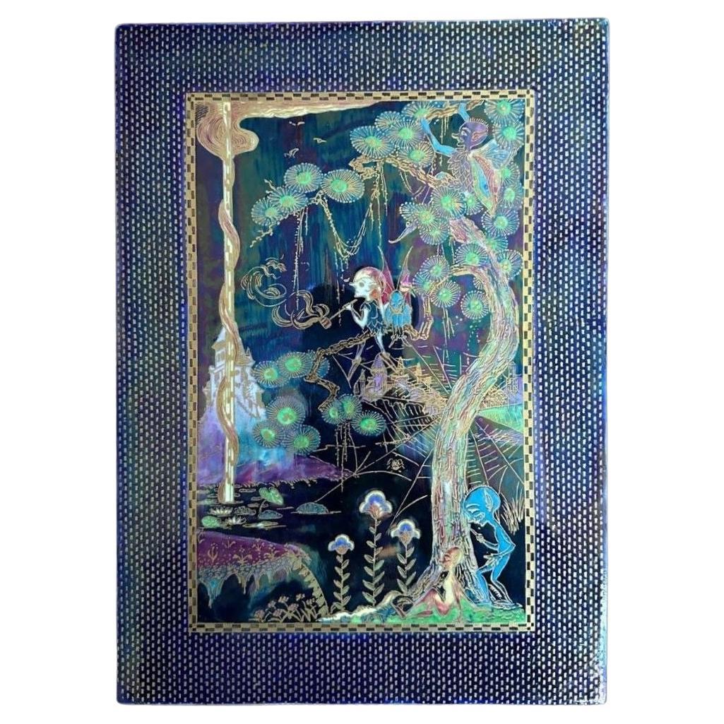 Plaque Wedgwood Fairyland lustrée