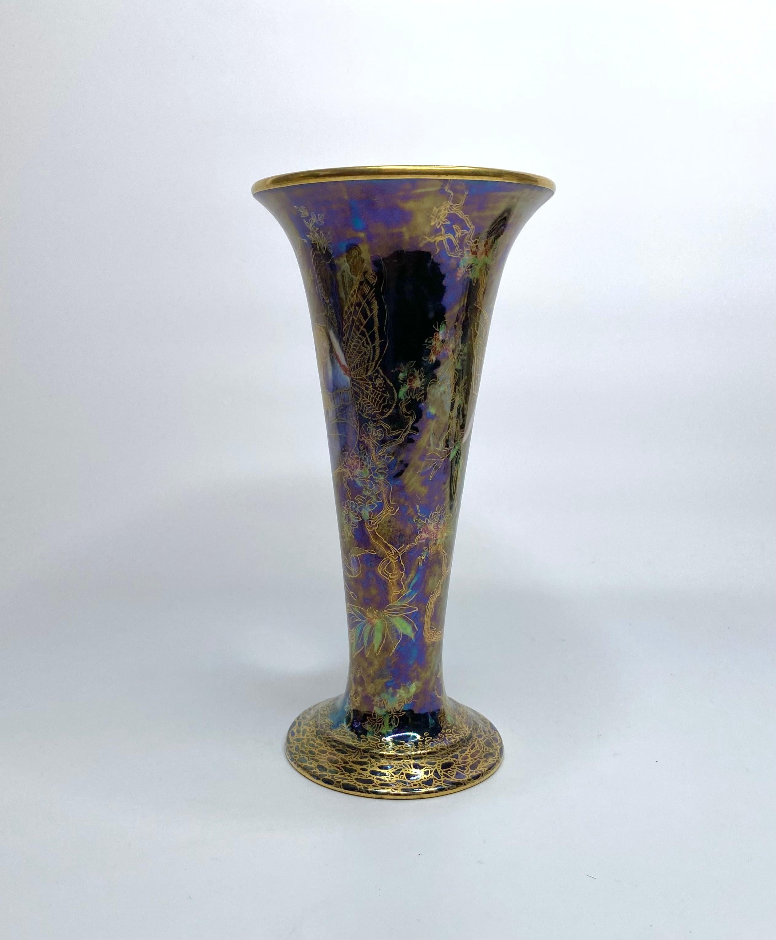 Wedgwood Fairyland Lustre Vase, ‘Butterfly Women’, circa 1925 2