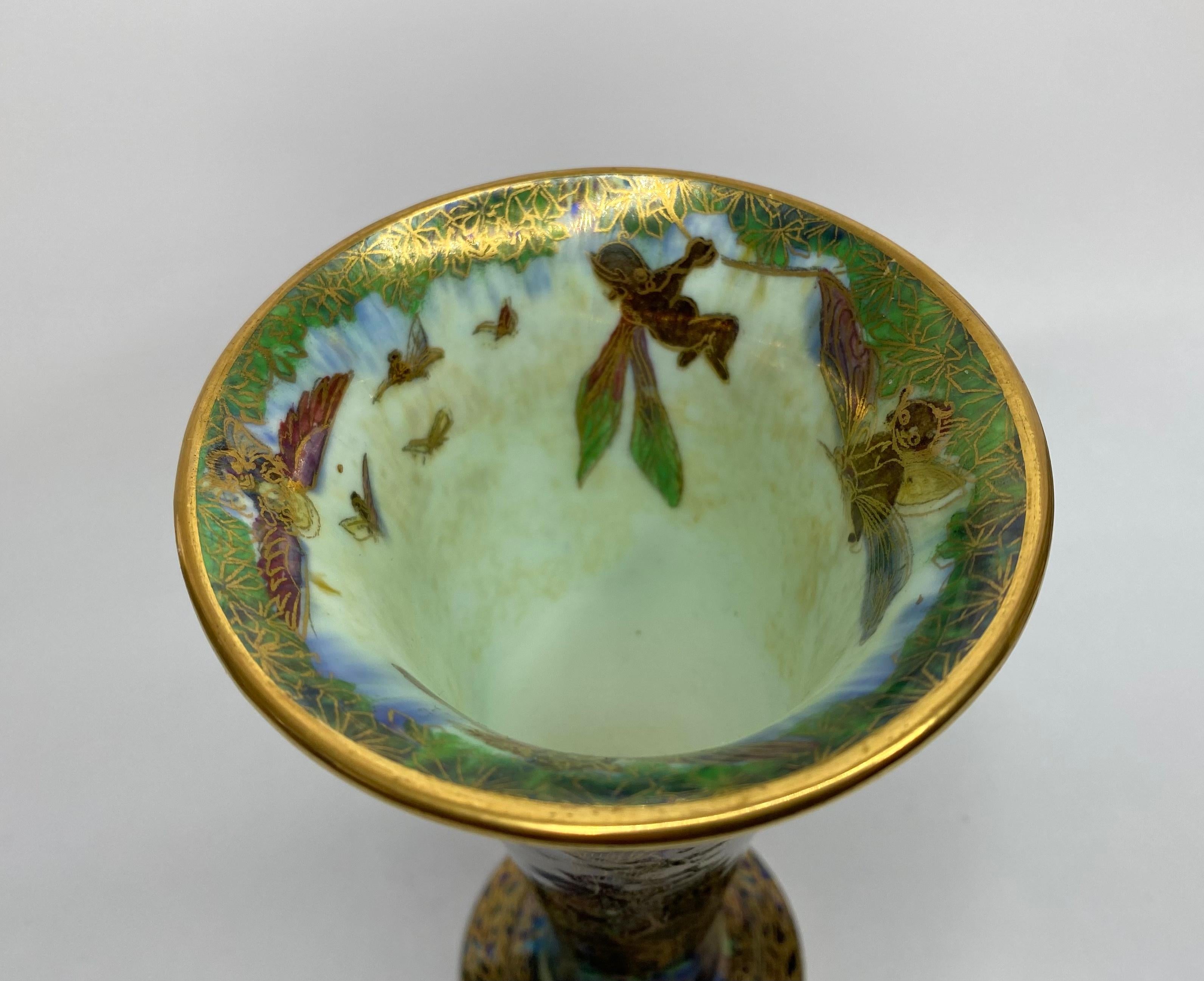 Wedgwood Fairyland Lustre Vase, ‘Butterfly Women’, circa 1925 4