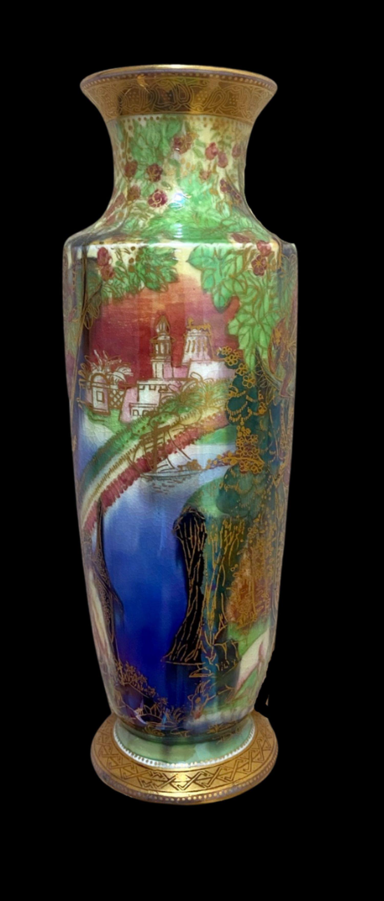 British Wedgwood Fairyland Lustre Vase For Sale