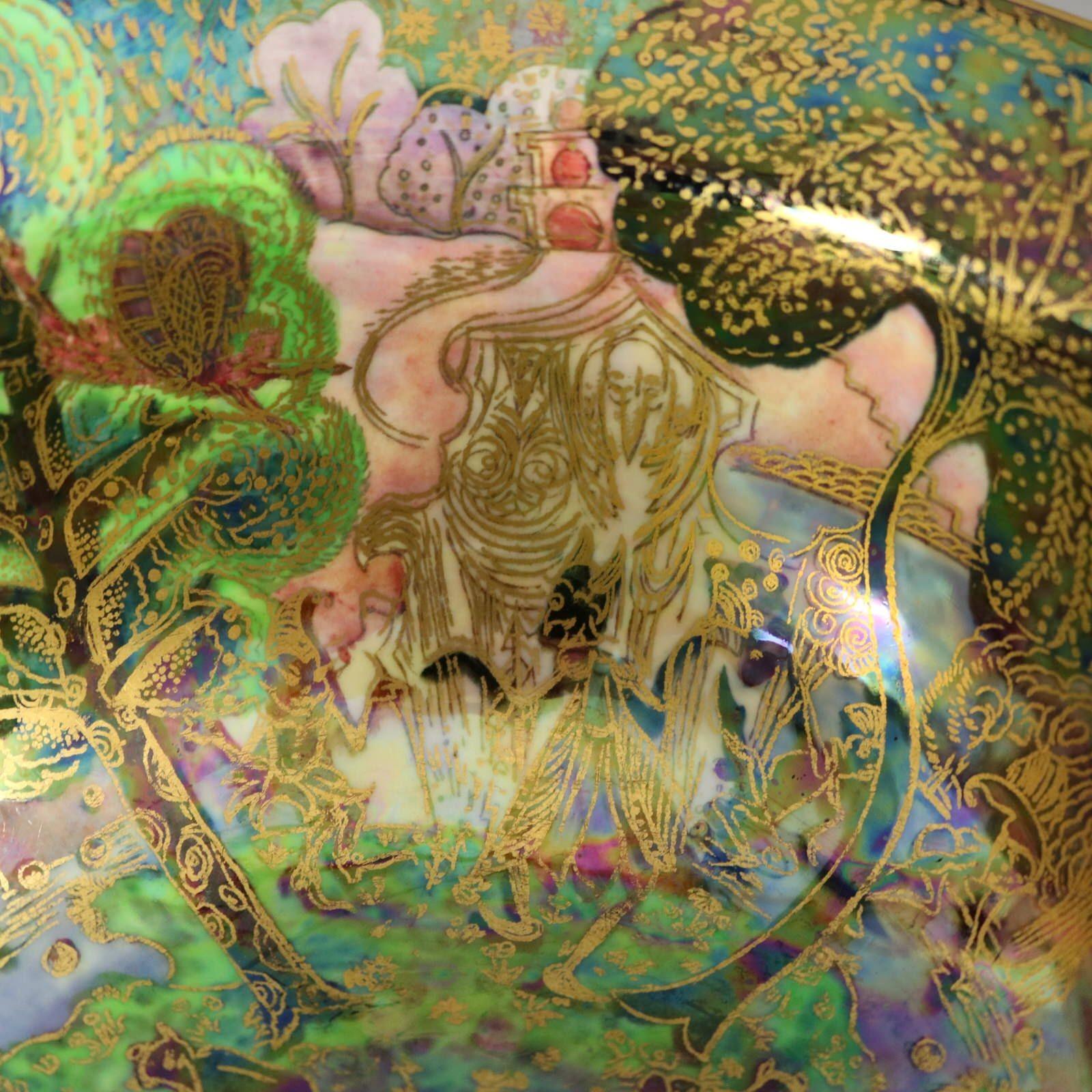 Wedgwood Fairyland Lustre Woodland Bridge K'ang Hsi Bowl 2