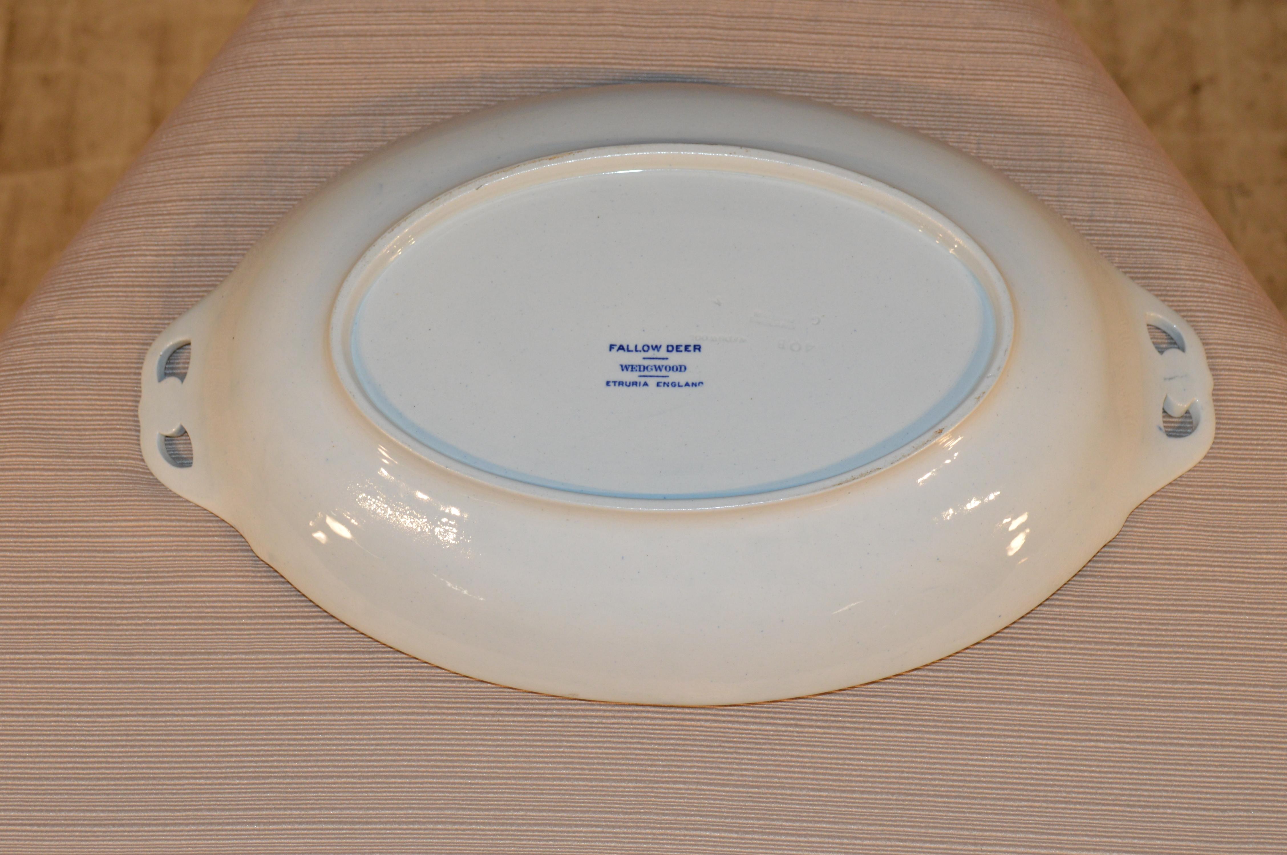 Signed Wedgwood serving bowl in the 