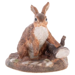 Wedgwood Fine Porcelain Rabbit Animalier Figure Sculpture