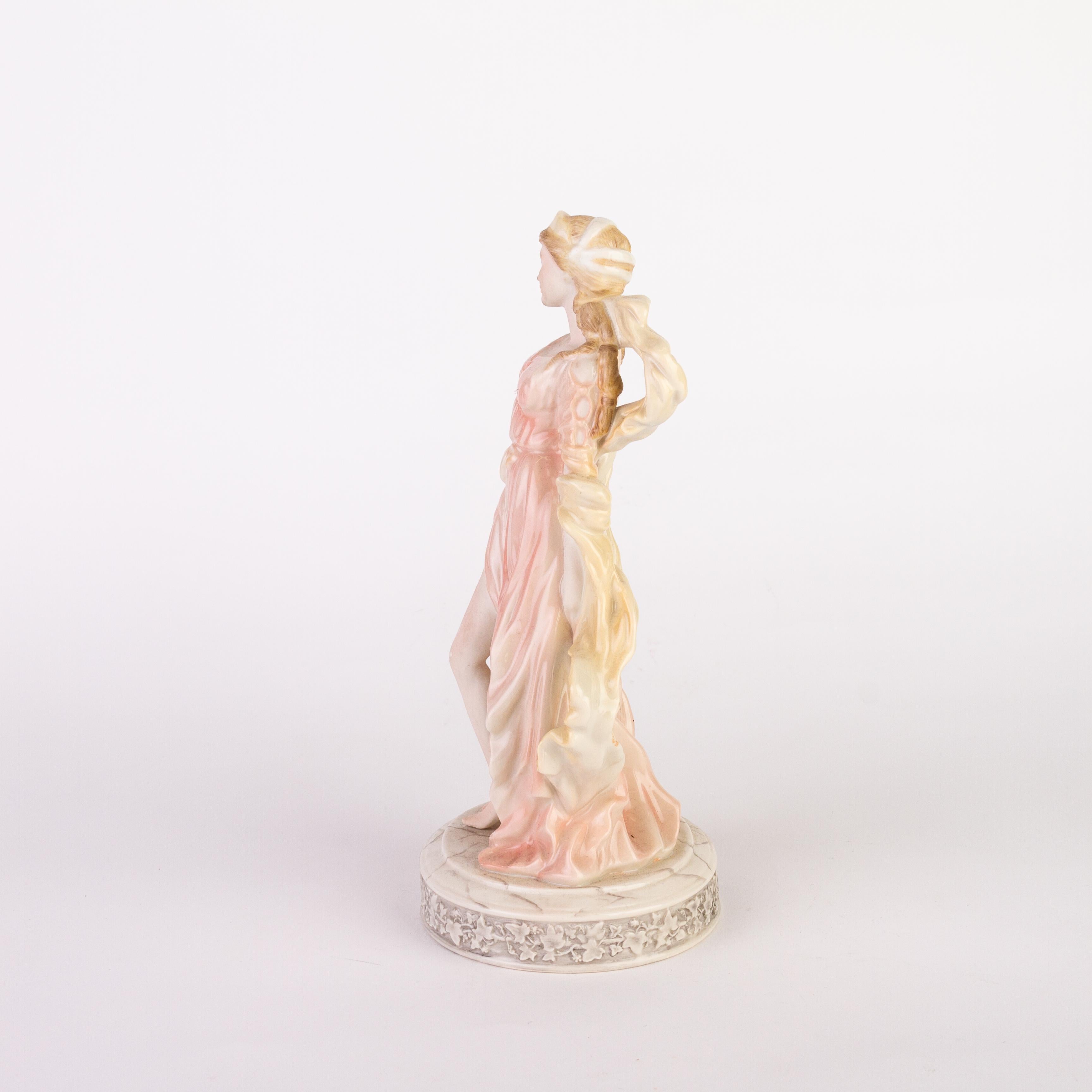 20th Century Wedgwood Fine Porcelain Sculpture Signed Jenny Oliver  For Sale