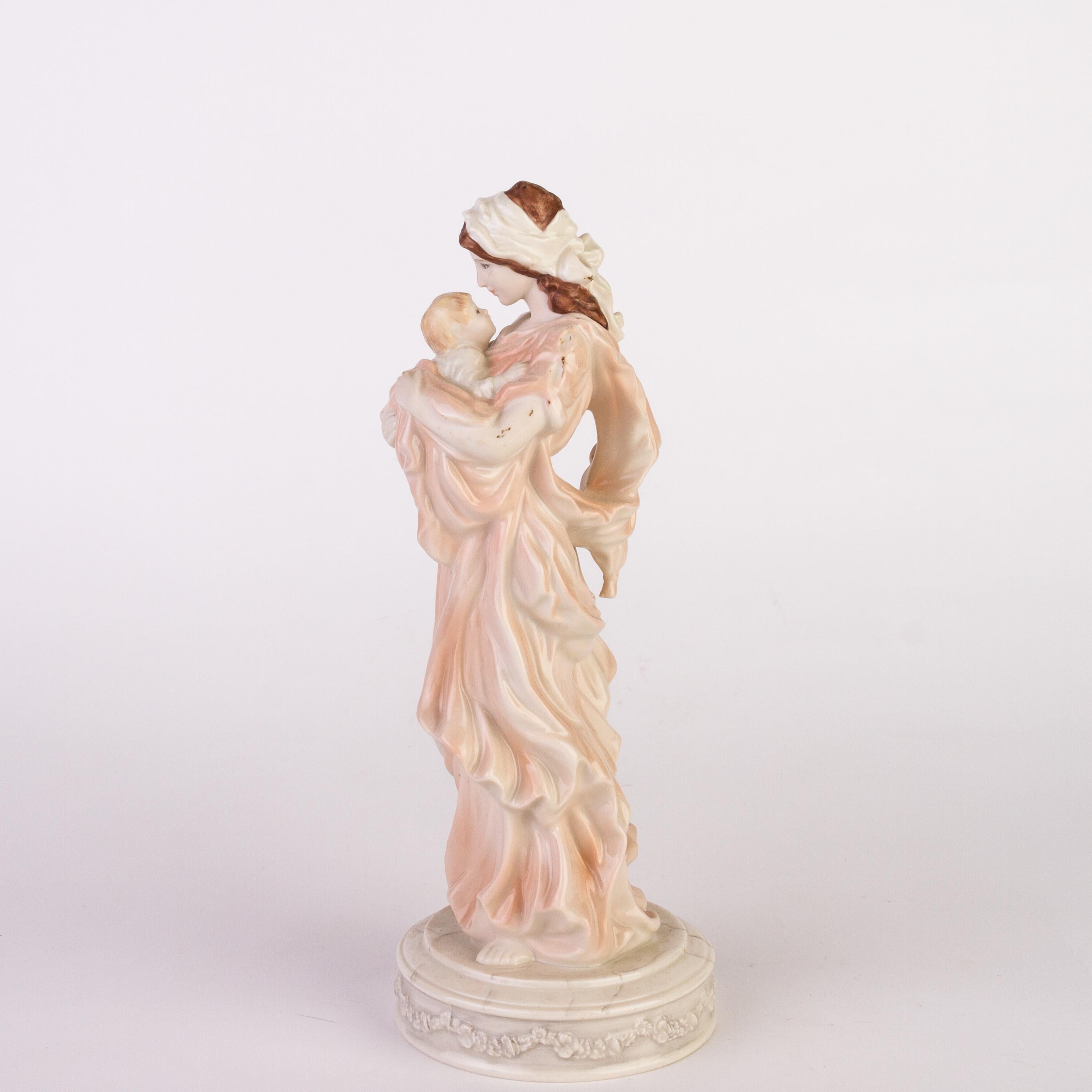 20th Century Wedgwood Fine Porcelain Sculpture Signed Jenny Oliver  For Sale