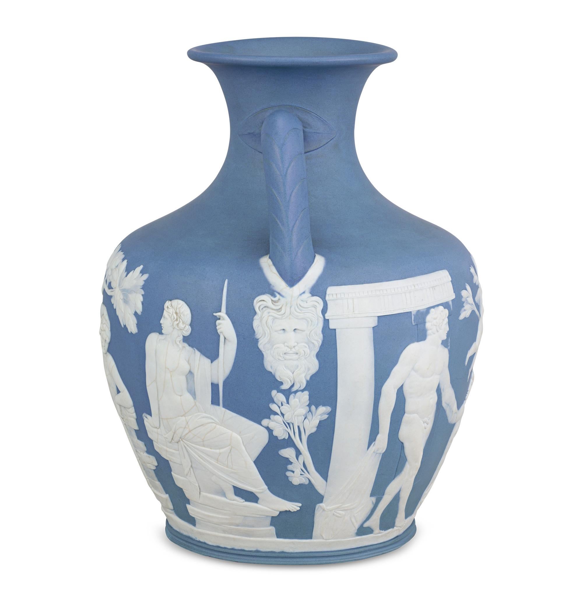 18th Century and Earlier Wedgwood First Edition Portland Vase For Sale