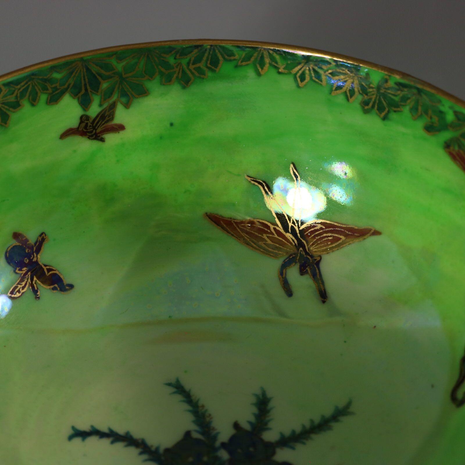 Bol impérial Wedgwood Flame Fairyland Lustre en vente 2