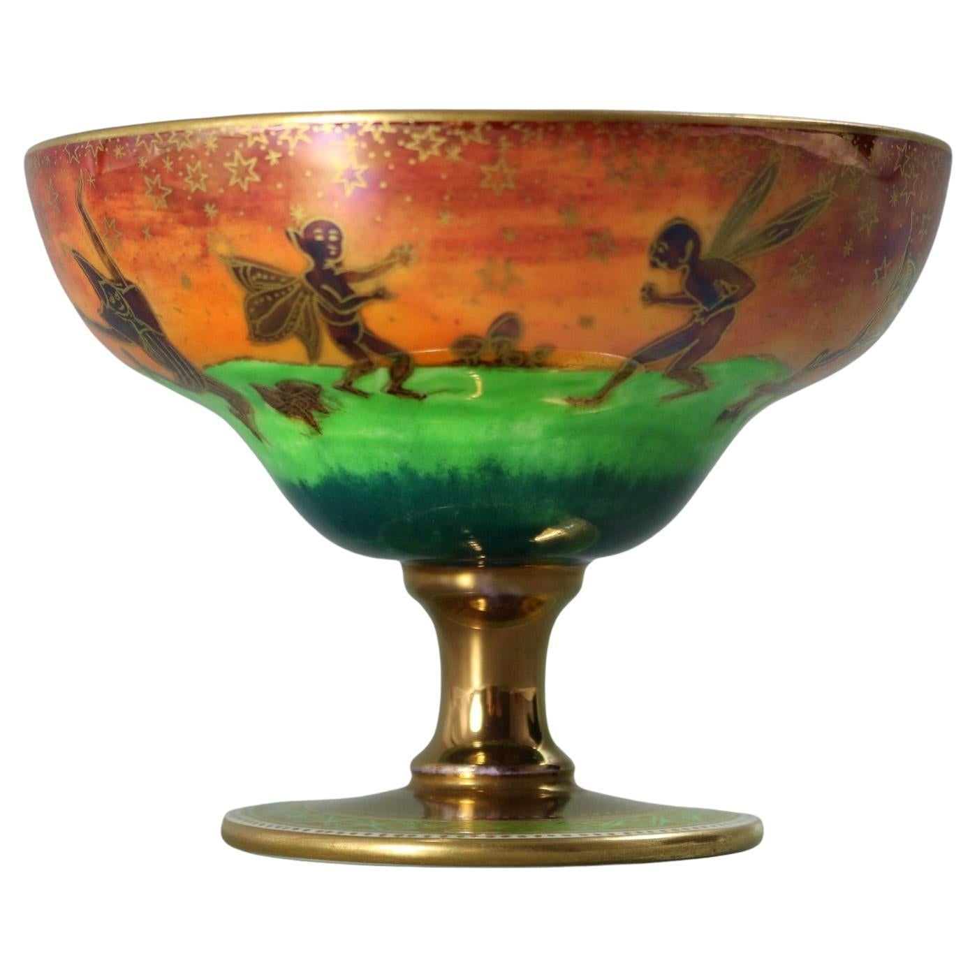 Wedgwood Flame Fairyland Lustre Melba Cup