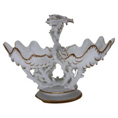 Centrotavola con conchiglia in osso dorato Wedgwood