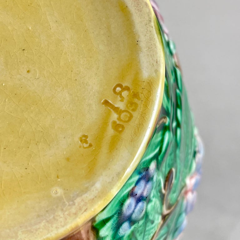 Wedgwood Grape Leaf Majolica Pitcher at 1stDibs | george vining