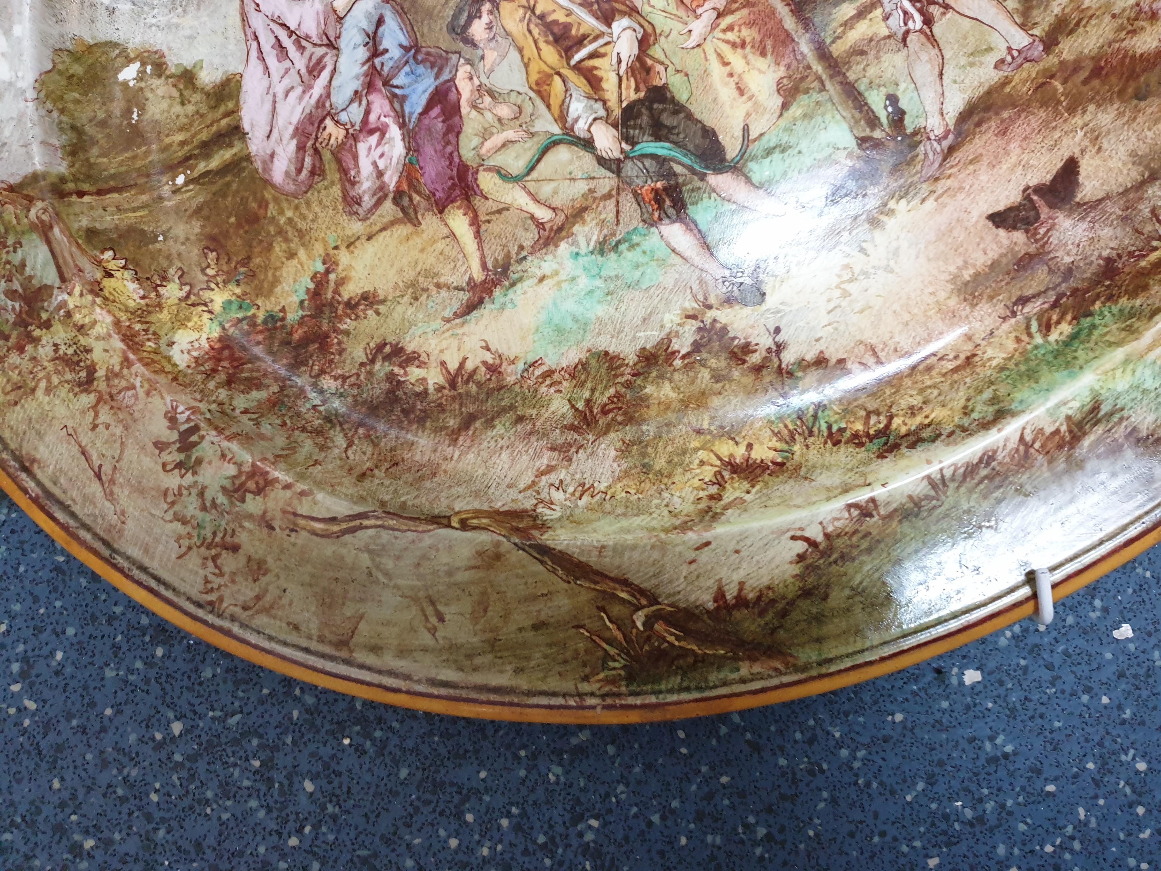 Wedgwood Handpainted Signed Platter  For Sale 3