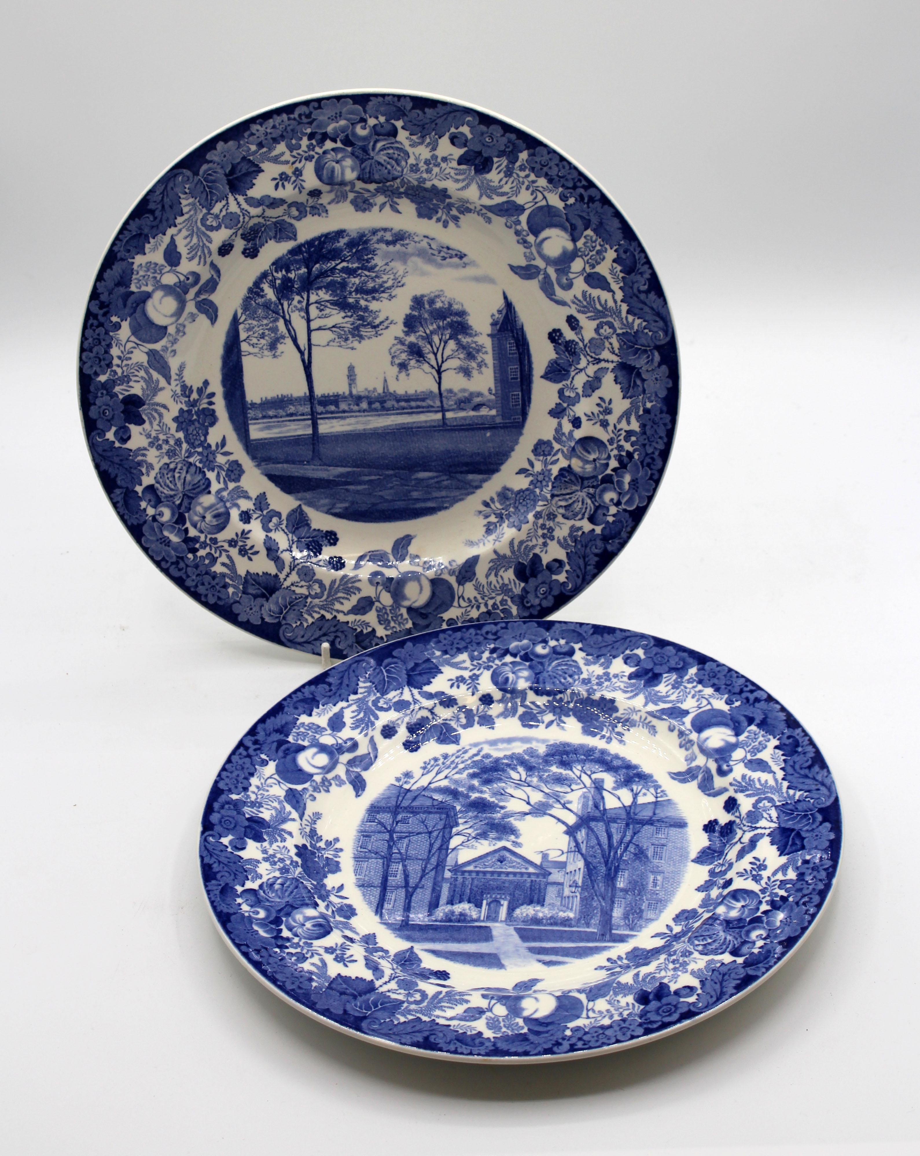 Wedgwood Harvard University Commemorative Plates, Set of 12 In Good Condition In Chapel Hill, NC