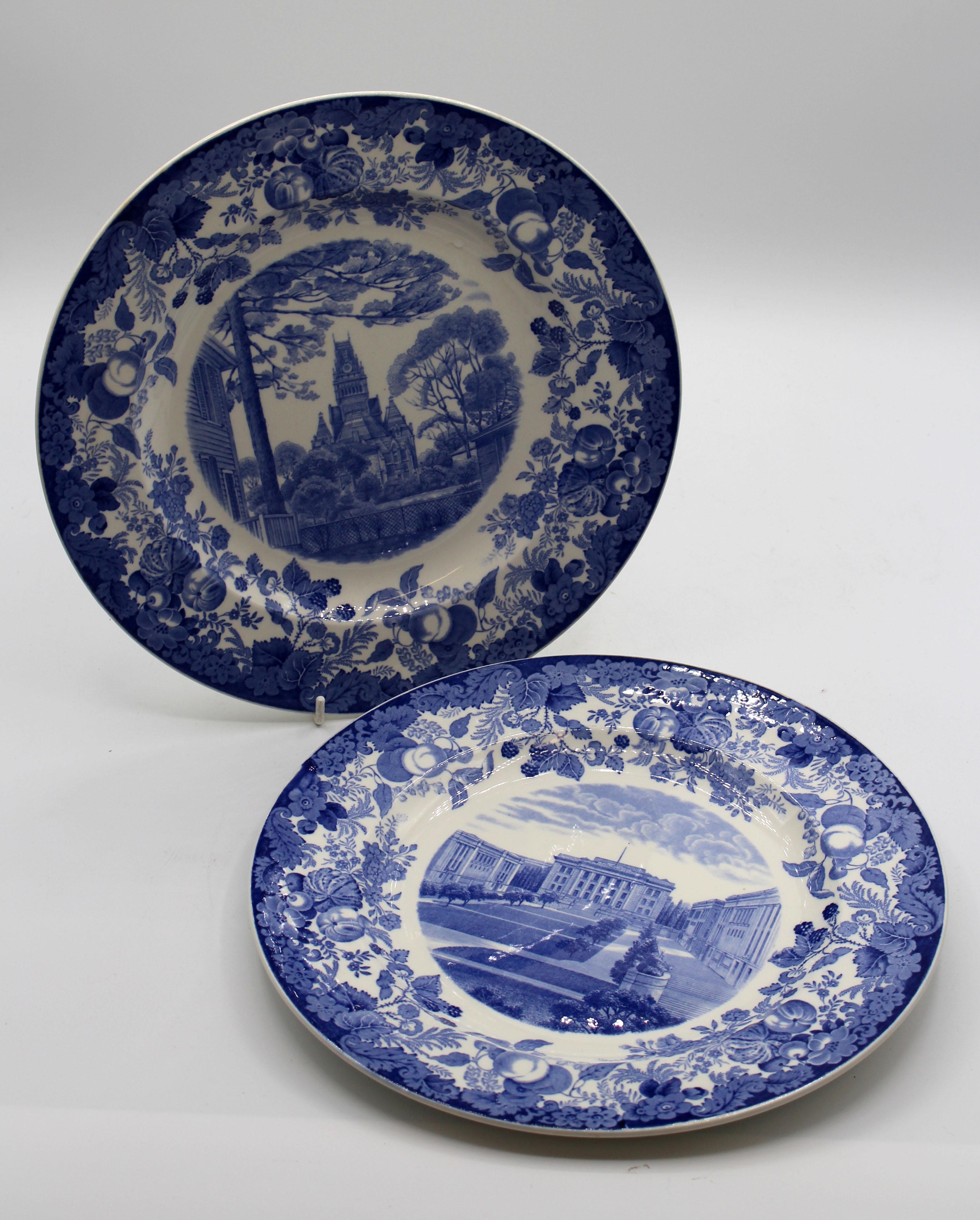 Wedgwood Harvard University Commemorative Plates, Set of 12 1
