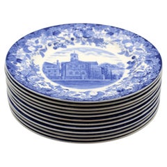 Wedgwood Harvard University Commemorative Plates, Set of 12