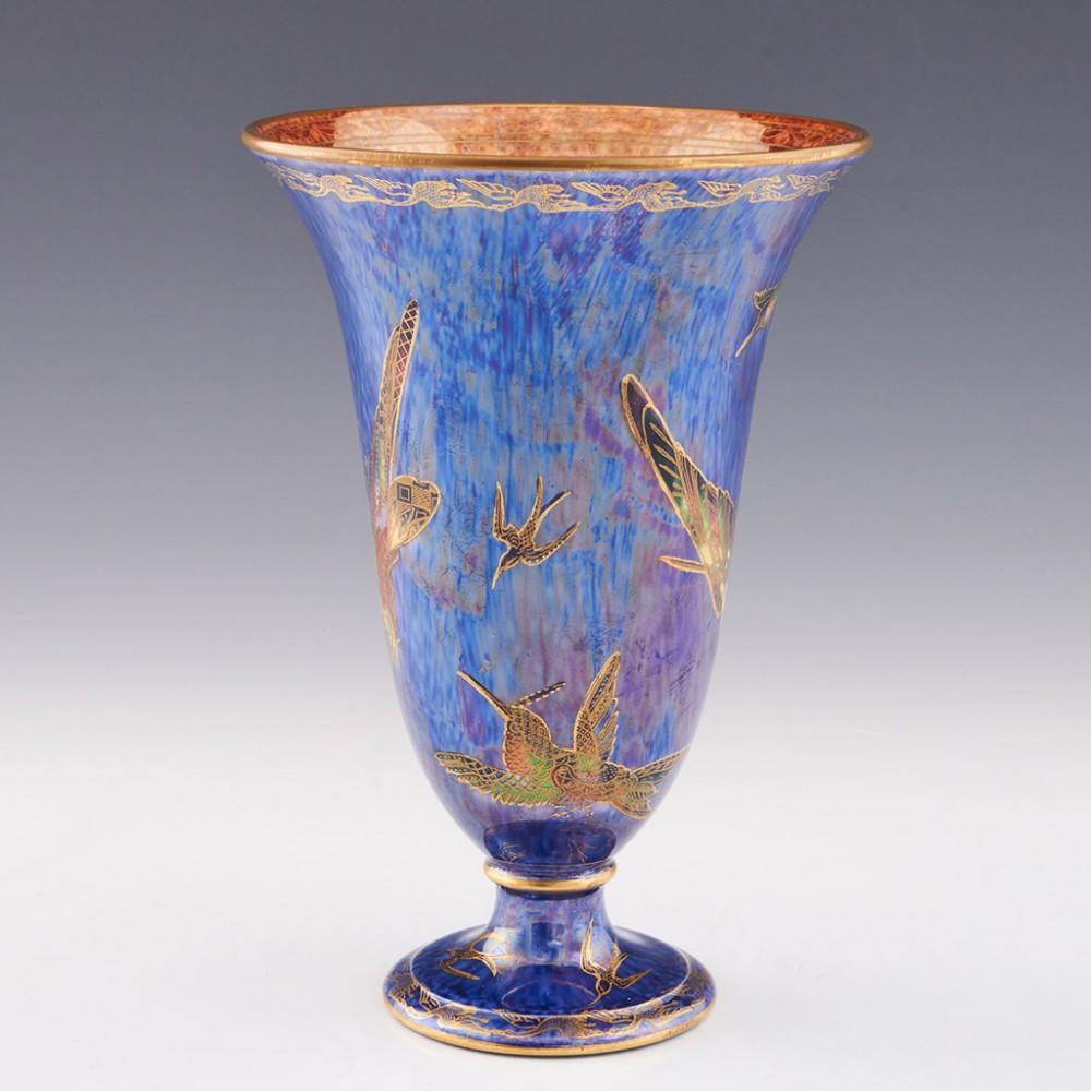 Hummingbird Lustre-Vase von Wedgwood, um 1925 (Englisch) im Angebot