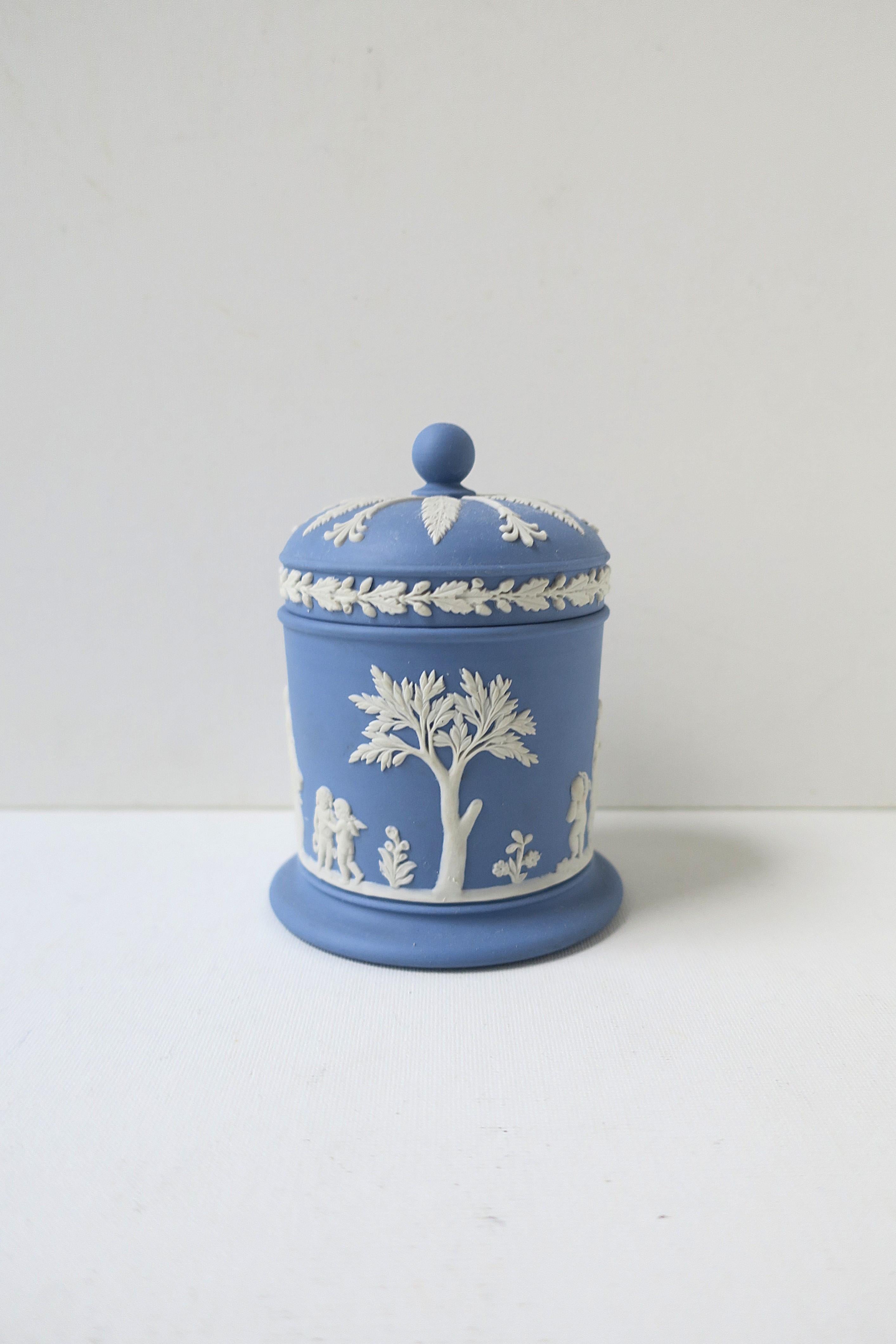 Scatola in diaspro di Wedgwood in stile neoclassico In condizioni ottime in vendita a New York, NY