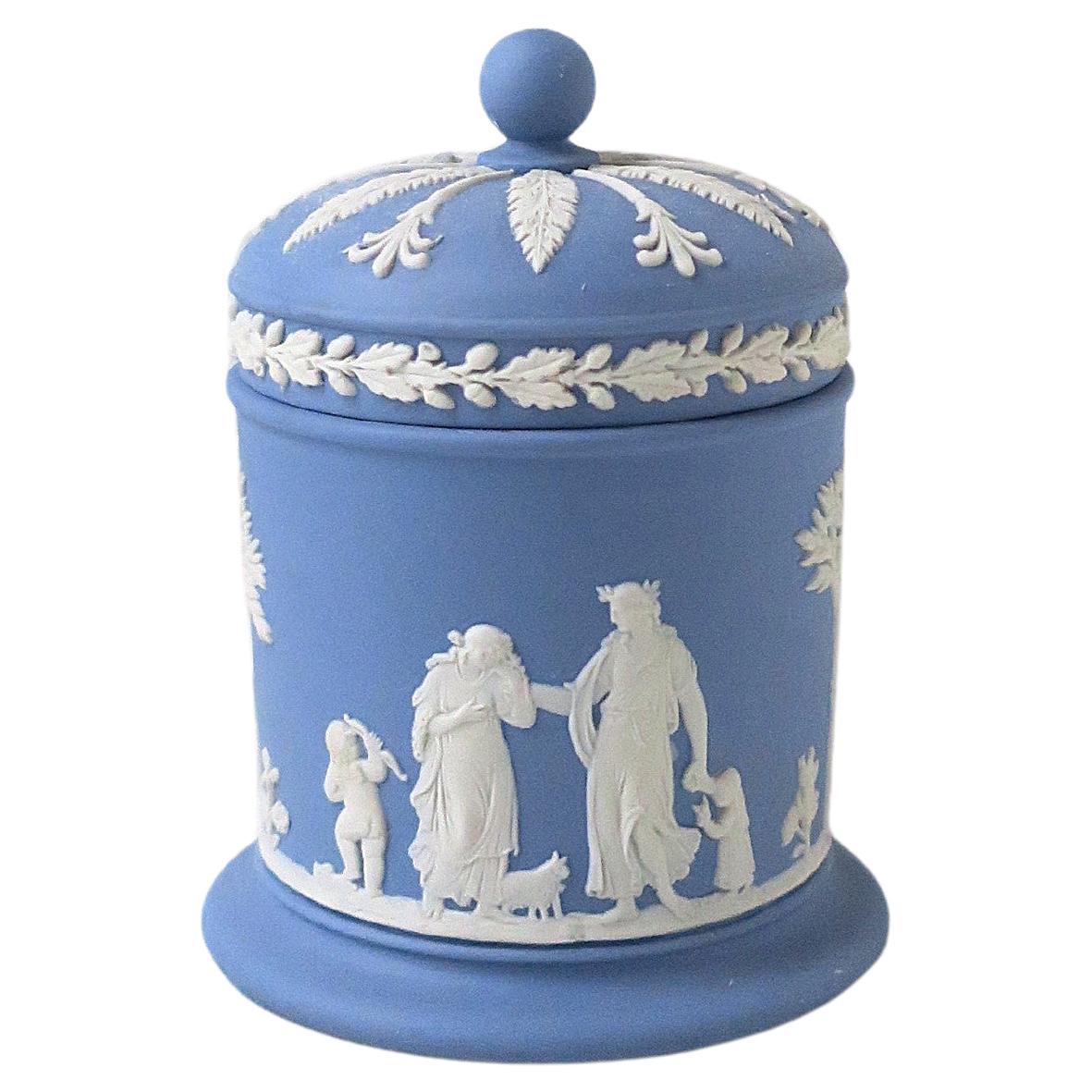 Scatola in diaspro di Wedgwood in stile neoclassico in vendita