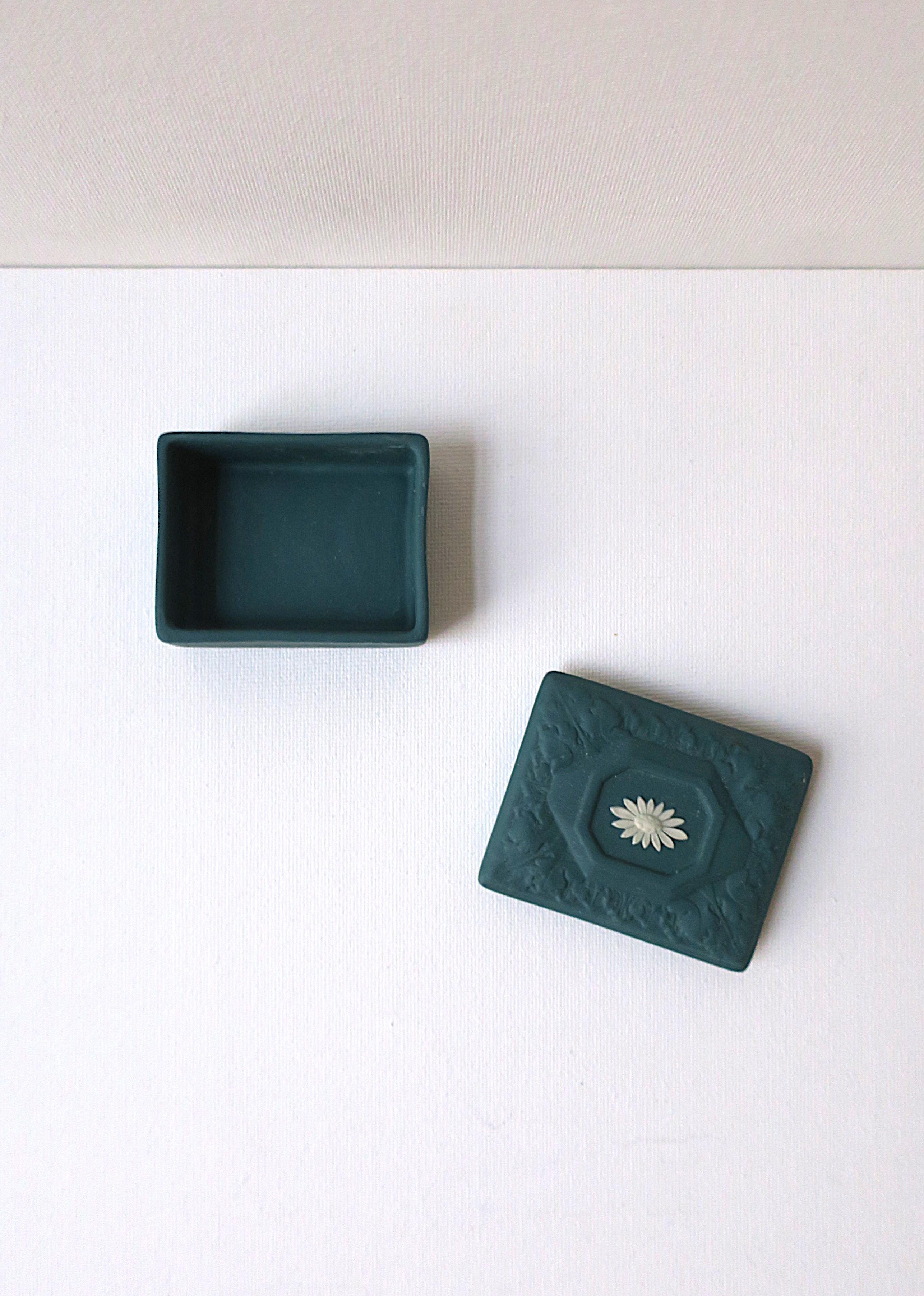 Unglazed Wedgwood Jasperware Jewelry Box For Sale