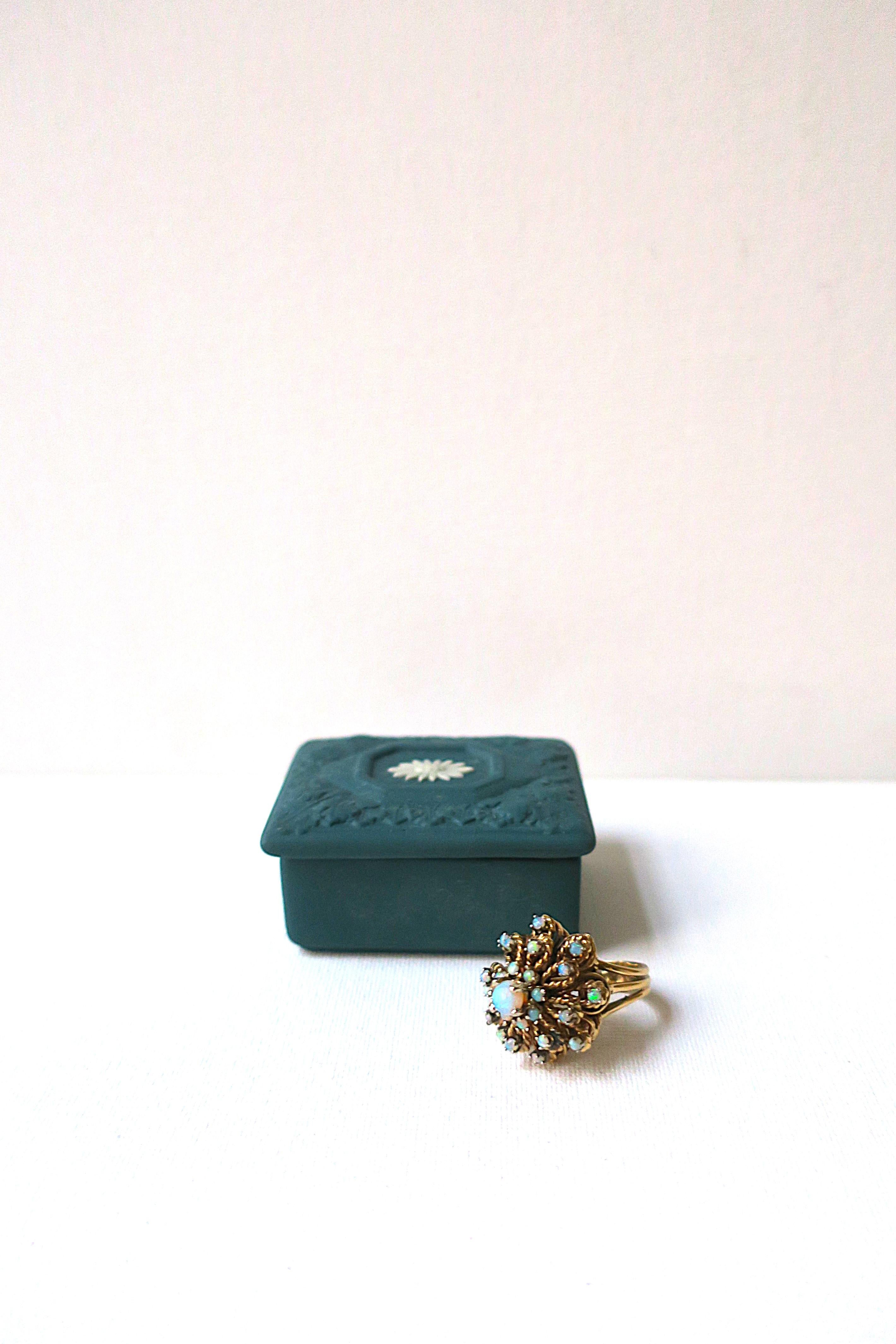 Stoneware Wedgwood Jasperware Jewelry Box For Sale